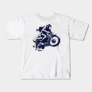 monkey on the motorbike Kids T-Shirt